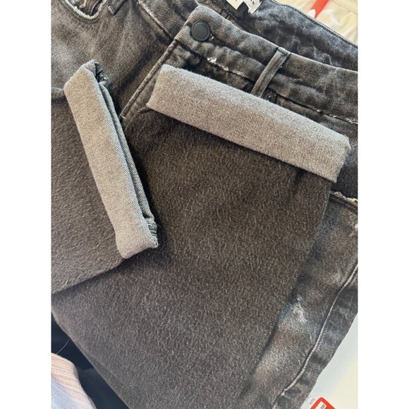 Good American Good Girlfriend High Size 12/31 Black Demin Jean Loose In The Leg - Picture 6 of 12